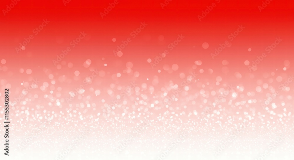 Red Sparkle Background: Festive Red to White Gradient with Sparkling Snow Effect Red Sparkle Background: Festive Red to White Gradient with Sparkling Snow Effect