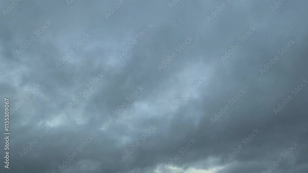 Sky recording with very early greyish blue clouds Sky recording with very early greyish blue clouds