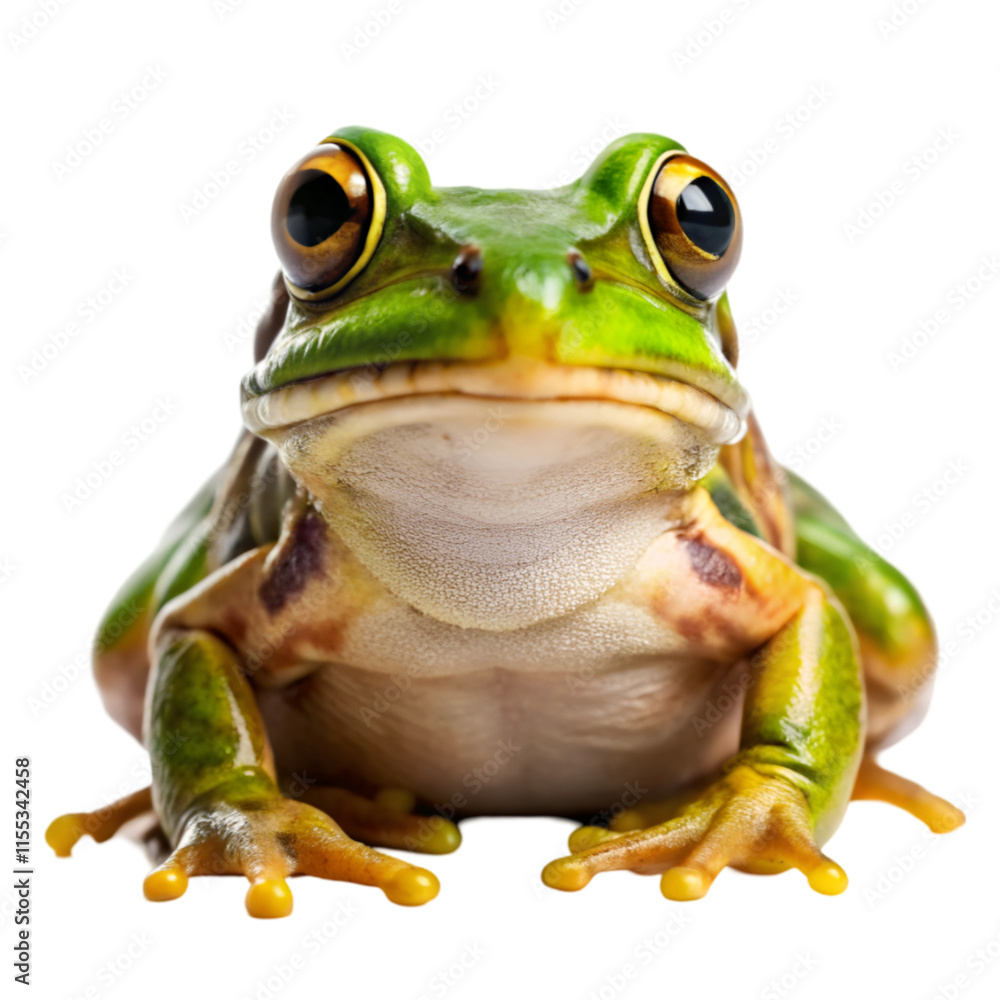 Obraz premium Frog isolated on transparent background