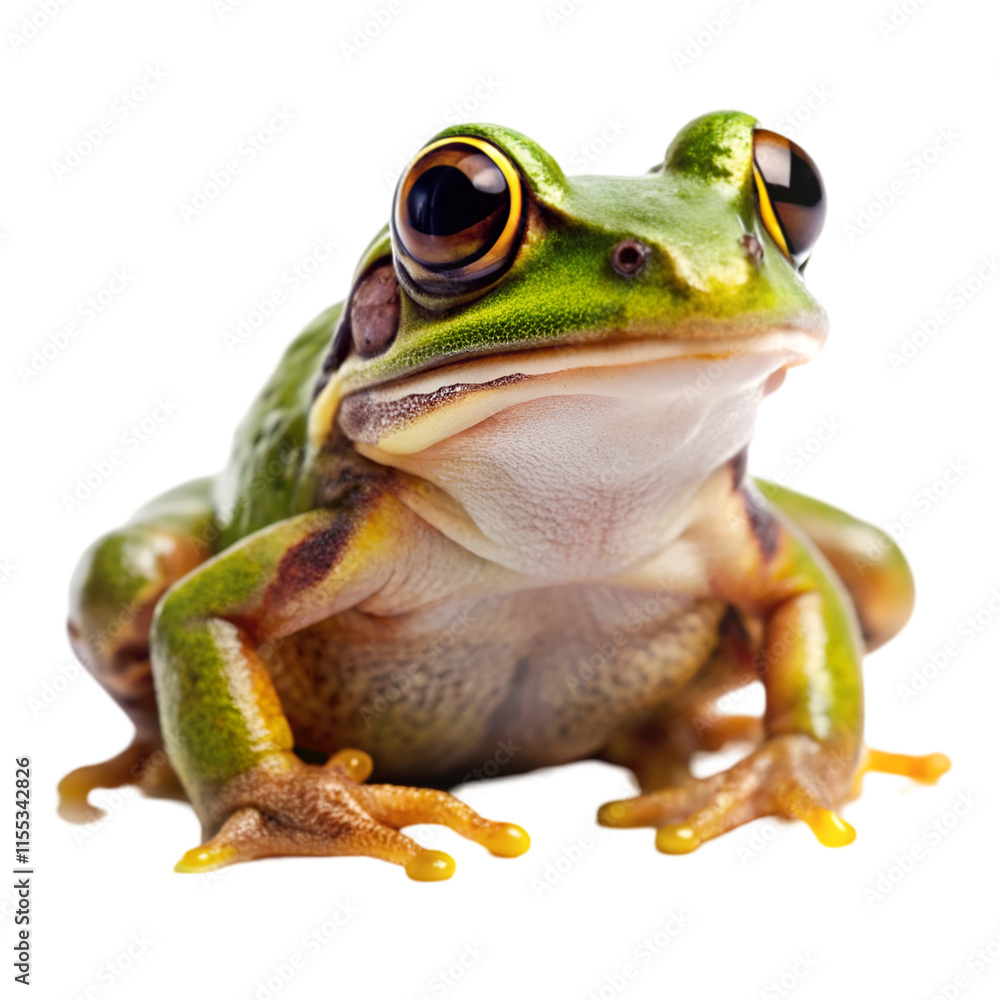 Obraz premium Frog isolated on transparent background