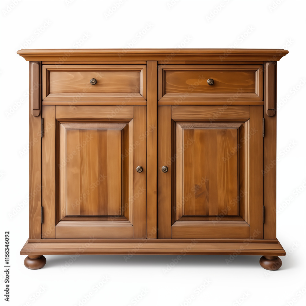 Wooden Sideboard with Two Drawers and Two Doors Wooden Sideboard with Two Drawers and Two Doors