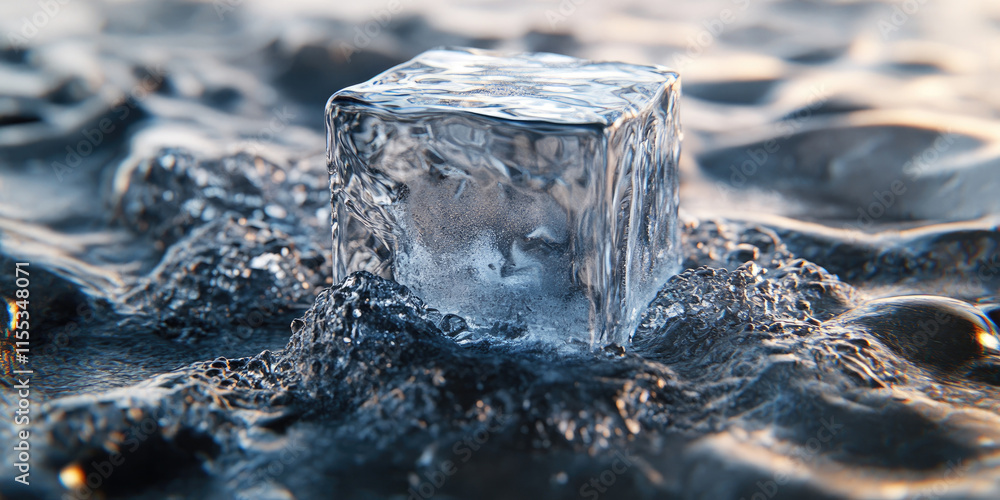 A Burst of Color: A vibrant purple ice cube shatters upon impact, sending a spray of icy shards and shimmering water droplets into the air A Burst of Color: A vibrant purple ice cube shatters upon impact, sending a spray of icy shards and shimmering water droplets into the air