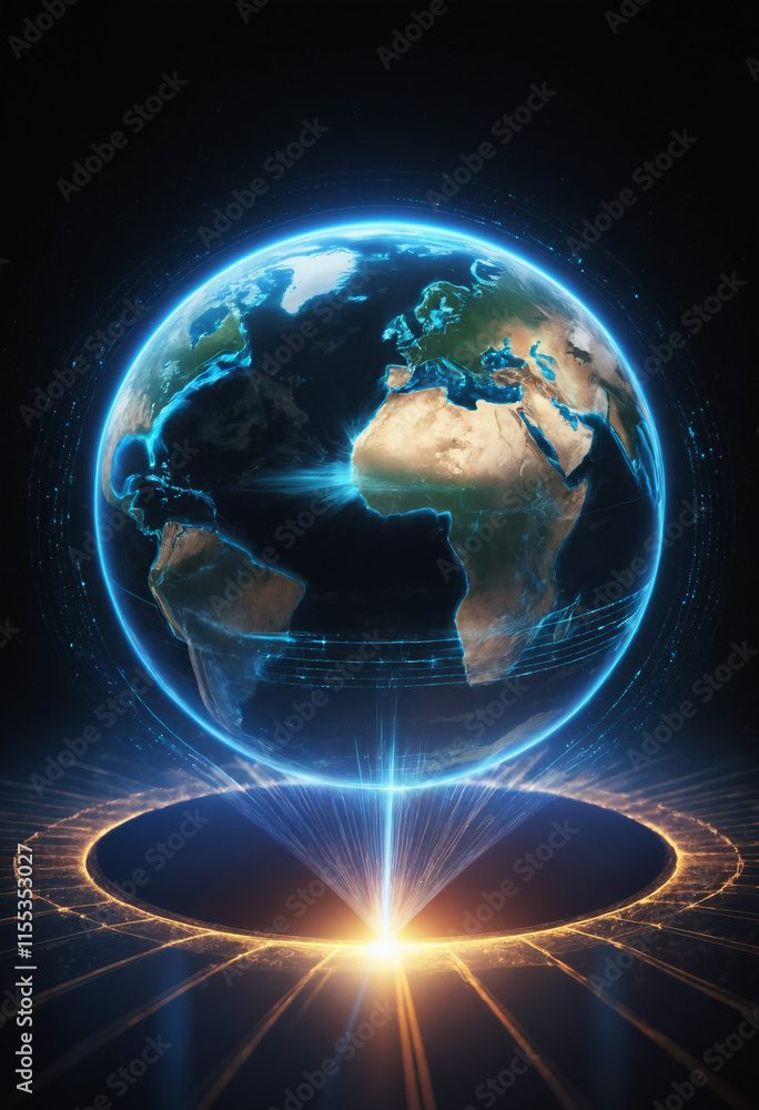 Fototapeta premium earth in space
