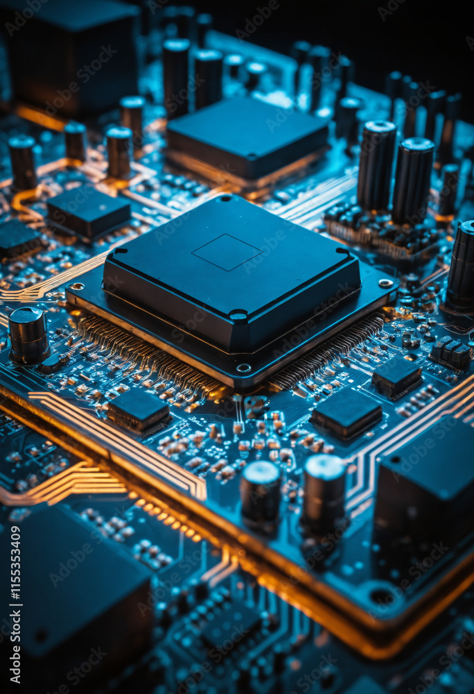 Fototapeta premium electronic circuit board