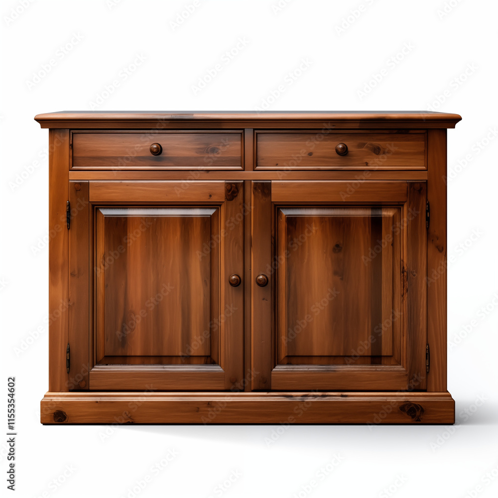 Wooden Sideboard with Two Drawers and Two Doors Wooden Sideboard with Two Drawers and Two Doors