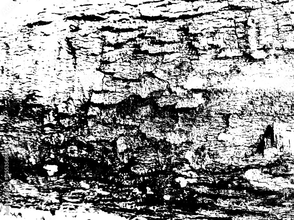 Fototapeta premium Close up texture of a wood surface on transparent background, to add grunge effect on your design