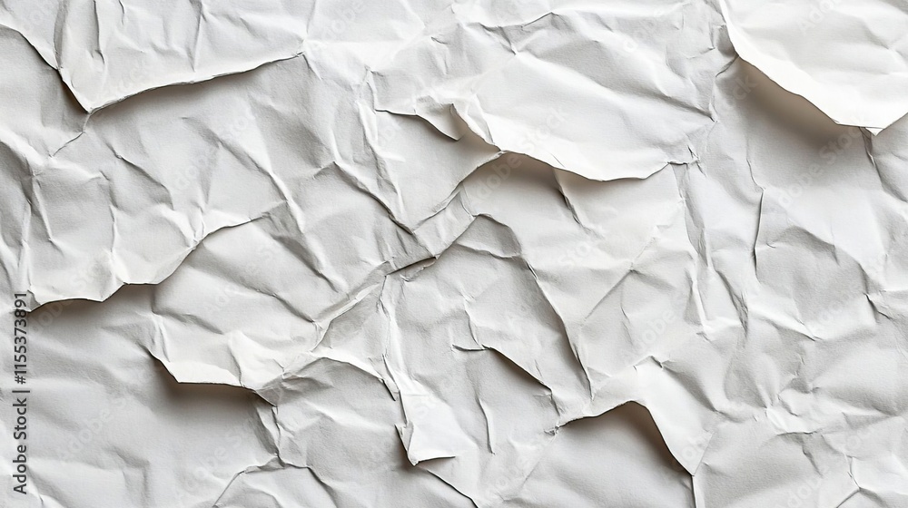 Fototapeta premium a close up of a white paper with a black object