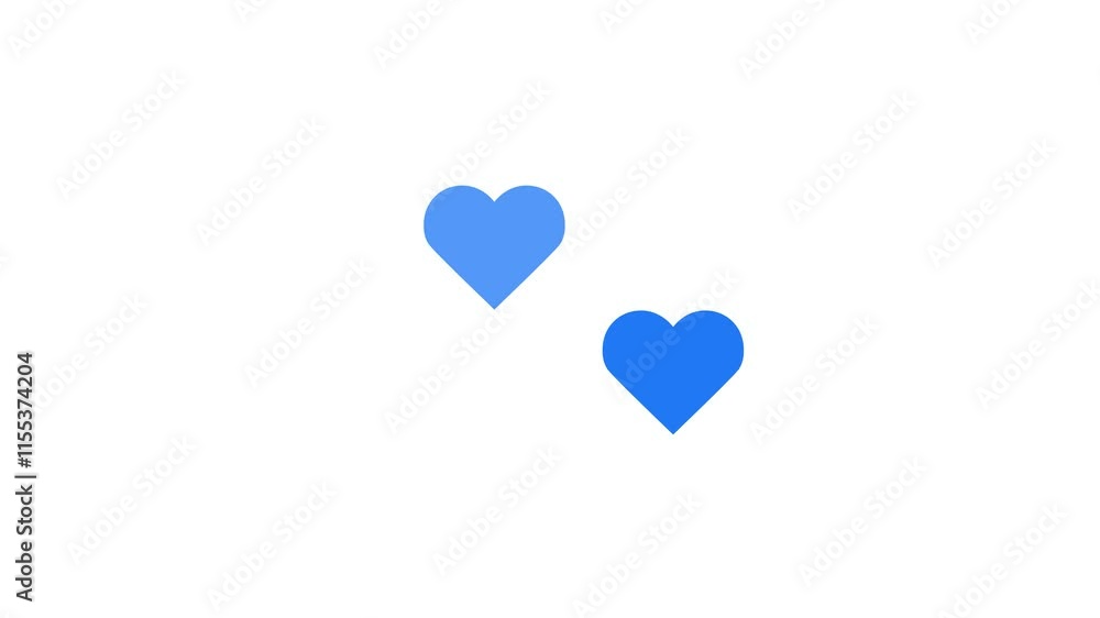 Floating hearts Animated Icon , love on valentine's day , social media post and video background. 4k Video animated Floating hearts Animated Icon , love on valentine's day , social media post and video background. 4k Video animated