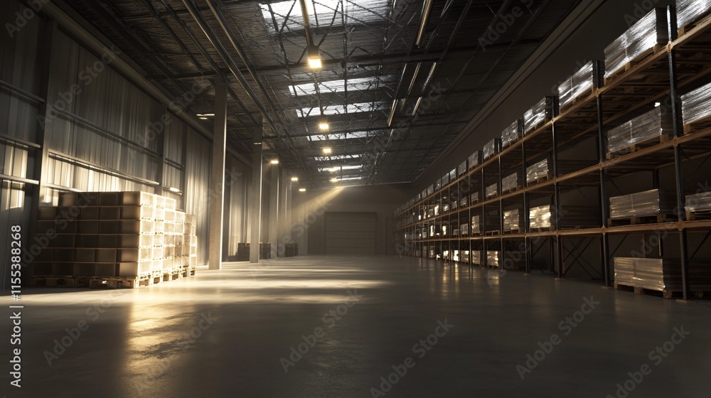 interior of a factory interior of a factory