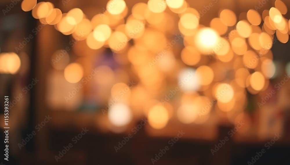 Abstract Blurred Background Of Warm Golden Lights Abstract Blurred Background Of Warm Golden Lights