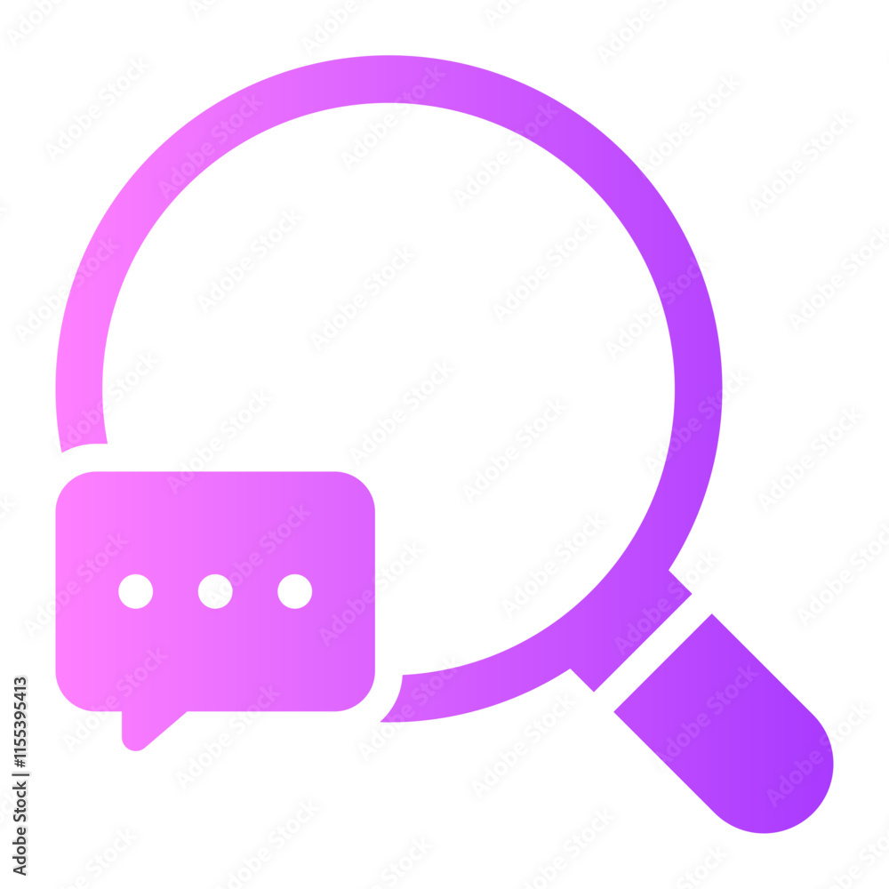 conversation gradient icon conversation gradient icon
