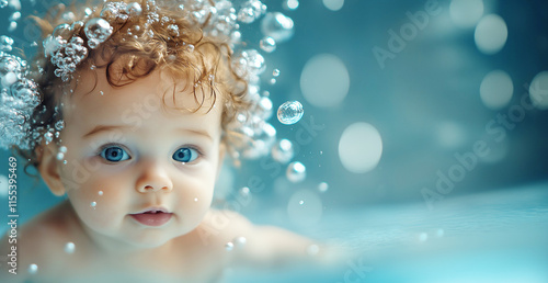 The child who dived under the water