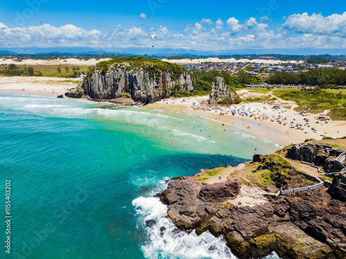 Torres RS. Aerial view of Guarita Beach photo