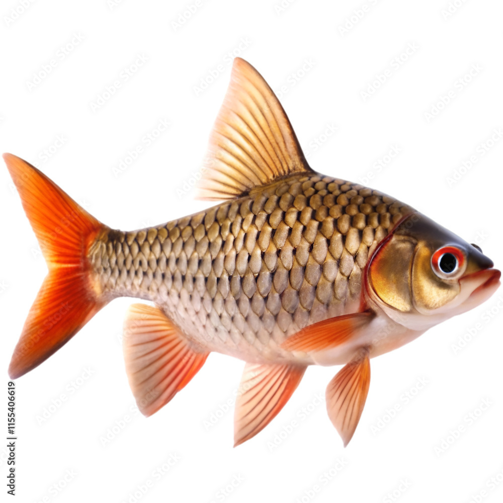 Barb fish isolated on transparent background Barb fish isolated on transparent background