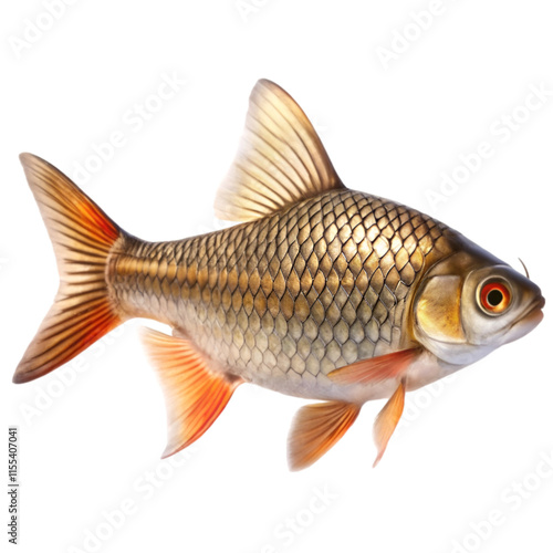 Barb fish isolated on transparent background