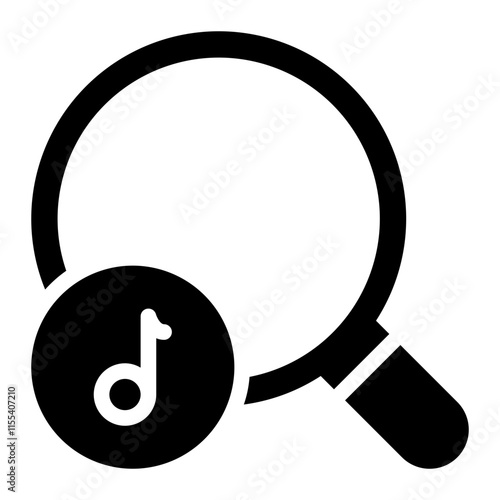 music glyph icon