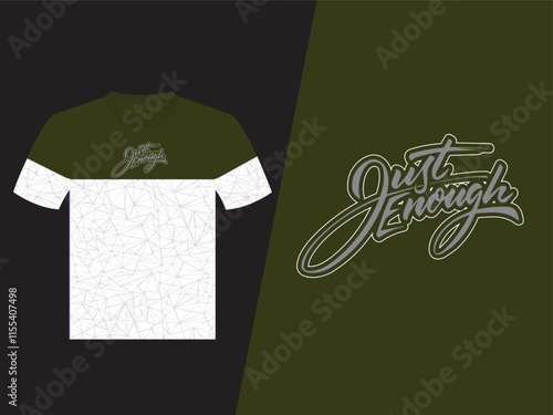 Just Enough Vector T-Shirt Design