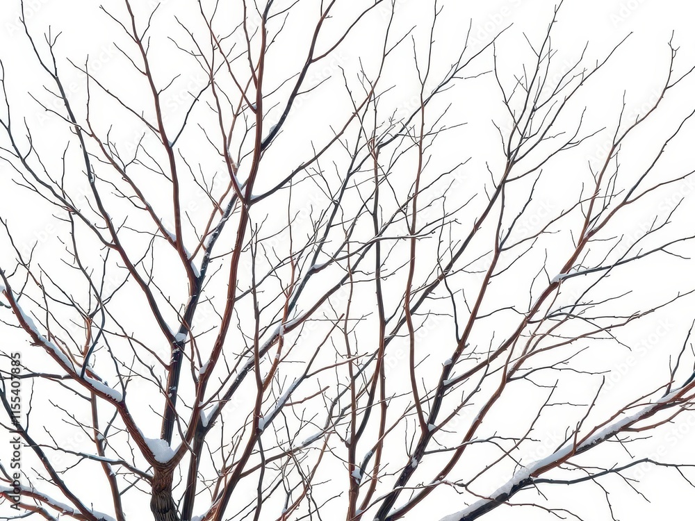 Stark, winter branches against a bright, minimalist backdrop, artwork, frost,winter Stark, winter branches against a bright, minimalist backdrop, artwork, frost,winter