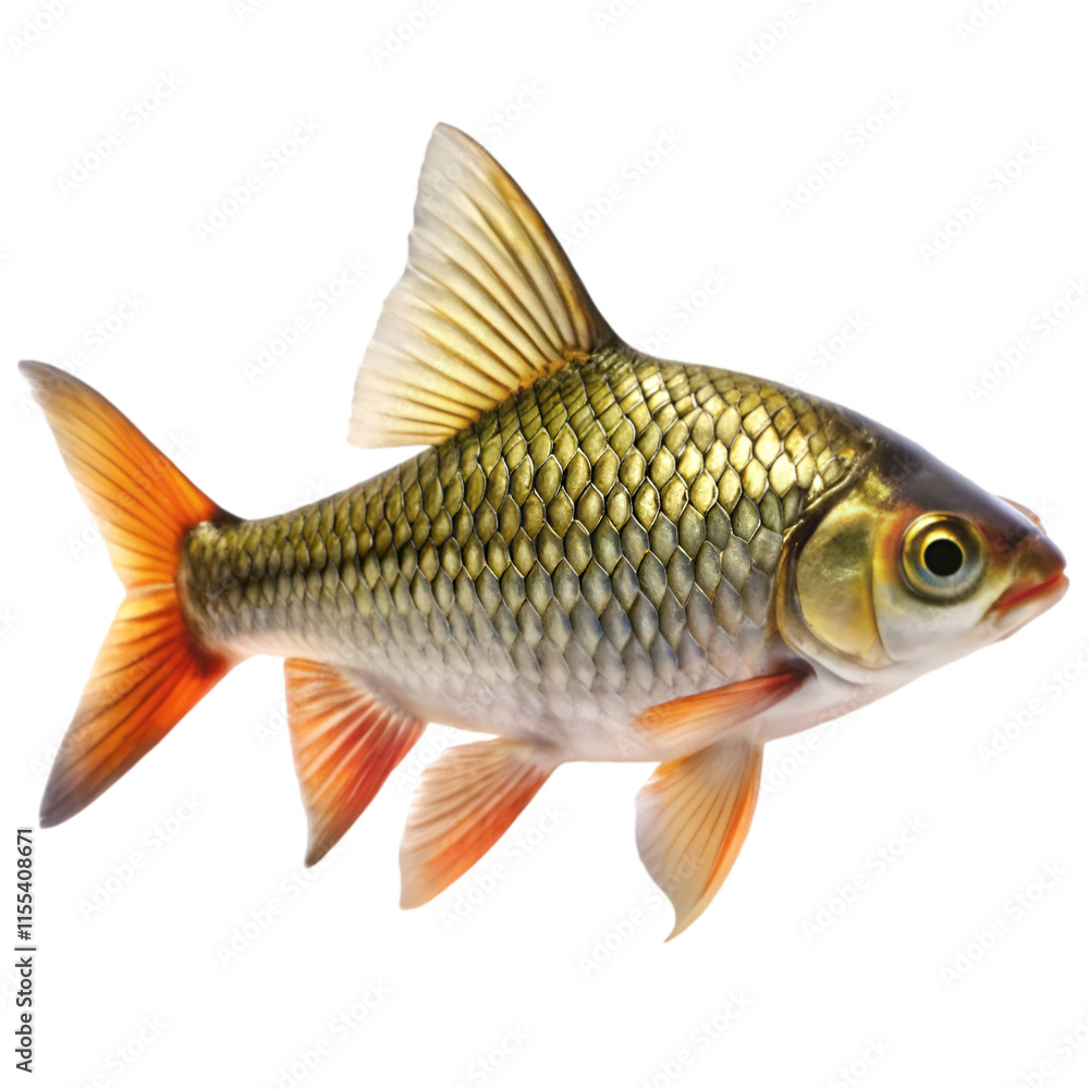 Barb fish isolated on transparent background Barb fish isolated on transparent background