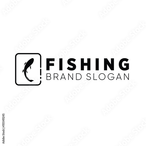 Fish Koi FIsh Fishing Logo