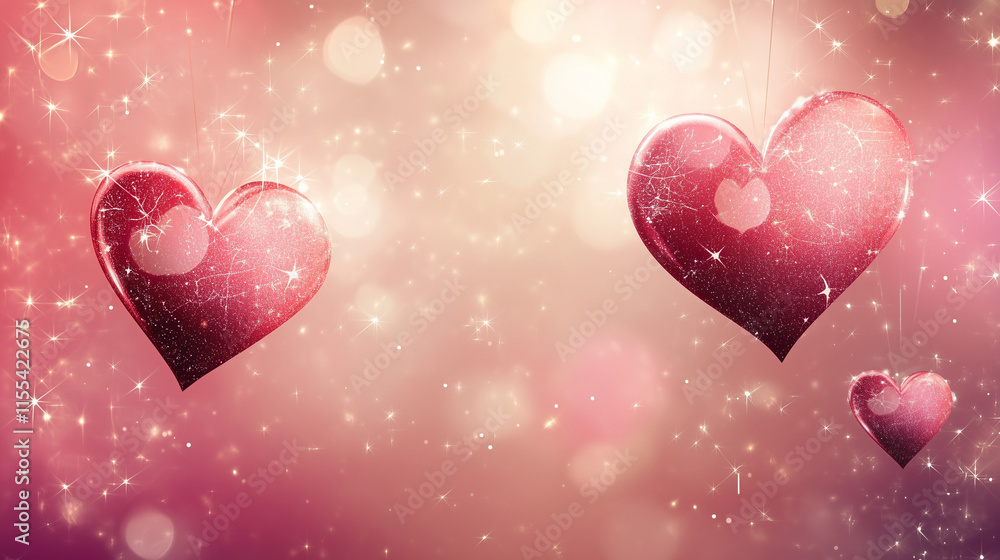 Valentines Day Romantic Background with Red Roses and Hearts for Love Celebration and Floral Design Valentines Day Romantic Background with Red Roses and Hearts for Love Celebration and Floral Design