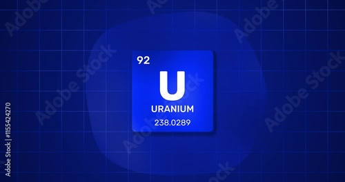 Uranium chemical element Periodic Table