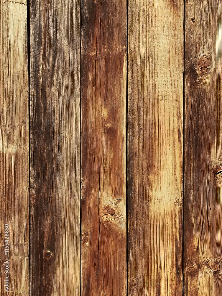 Fototapeta premium Natural Weathered Wooden Plank Texture with Rustic Aesthetic : Generative AI