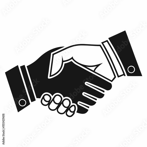 handshake between money