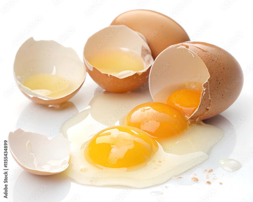 eggs and flour isolated on transparent background eggs and flour isolated on transparent background