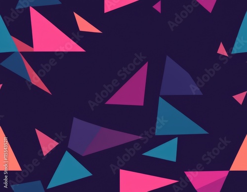 seamless geometric pattern, abstract geometric background, seamless geometric pattern with triangles