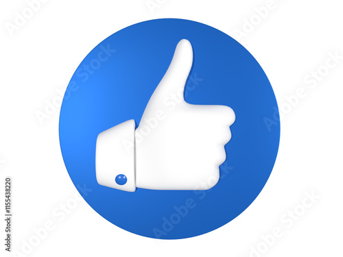thumb up icon Blue
