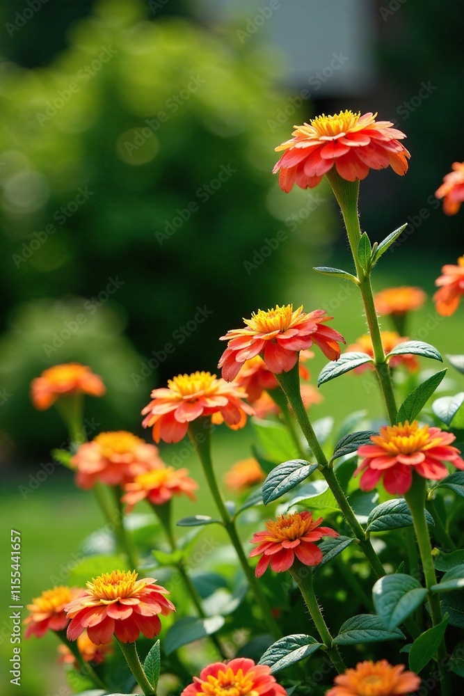 Arching stems of Achillea filipendulina Coronation Gold in a garden, garden feature, achillea filipendulina coronation gold, arching stems Arching stems of Achillea filipendulina Coronation Gold in a garden, garden feature, achillea filipendulina coronation gold, arching stems