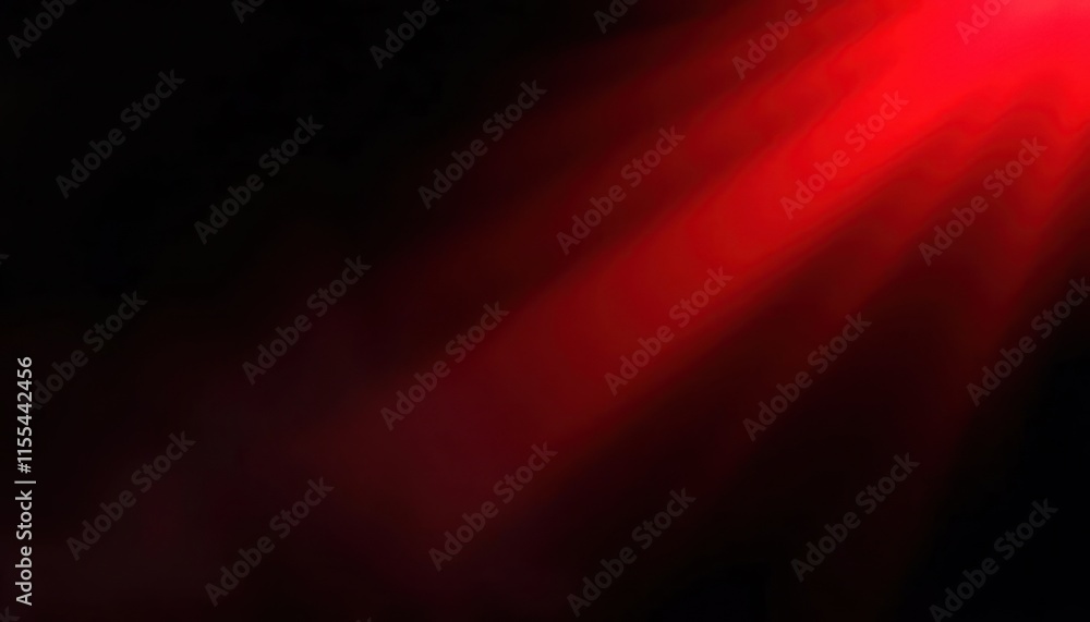 Red beam shining down with a dark background, great for conceptual design or graphic element Red beam shining down with a dark background, great for conceptual design or graphic element