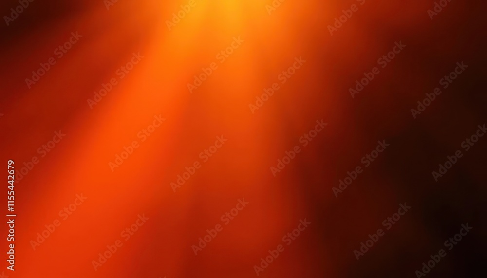 Obraz premium Glowing Orange Light Rays Radiating on a Warm Background