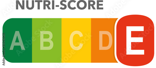 Nutri-Score Label with Health Grades A to E