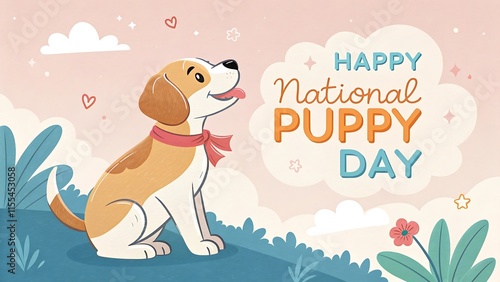 Wallpaper Mural Happy National Puppy Day, March 23 Torontodigital.ca