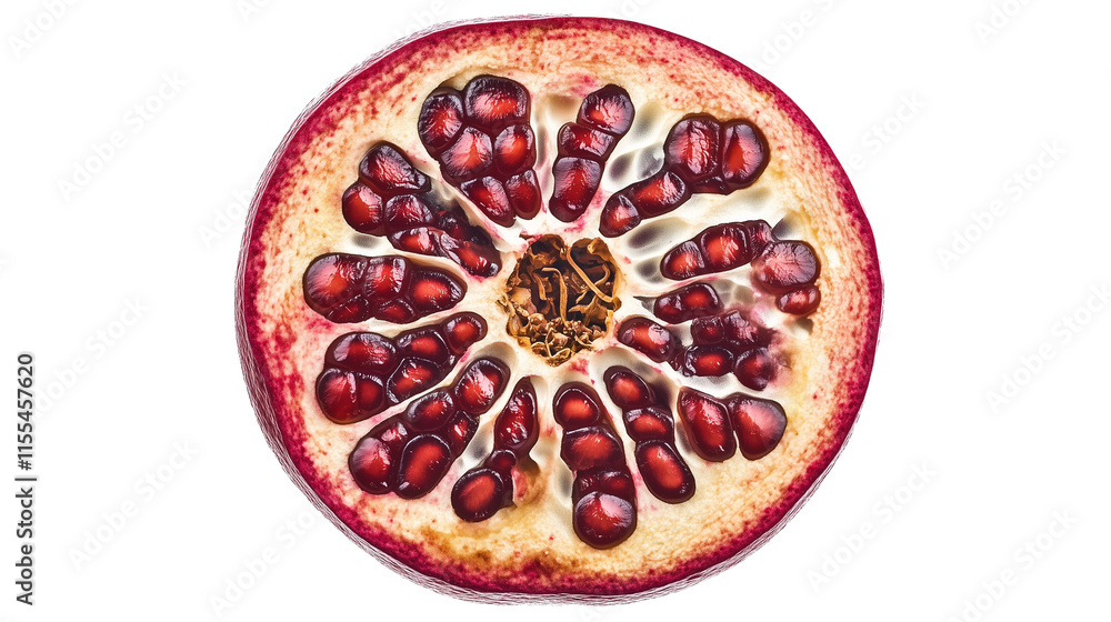 Pomegranate slice on transparent background
Pomegranate slice on transparent background