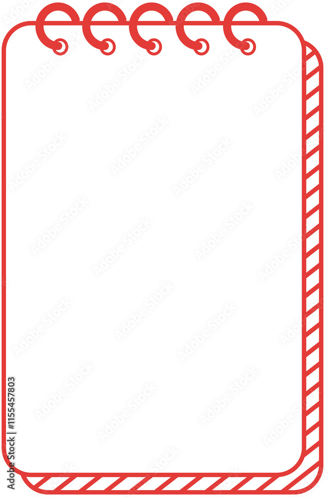 Fototapeta premium Notebook page borders