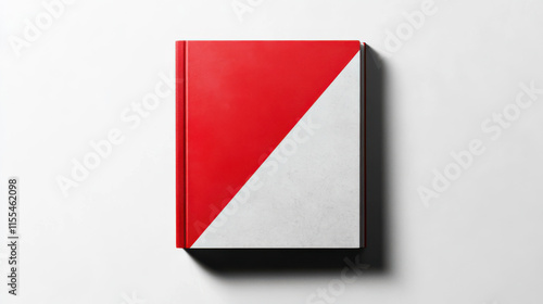 A flat lay of a contemporary, minimalist notebook with a striking red cover and bold white geometric design, highlighted by ultra-crisp textures and clean lines. Completely isolated on a pristine whit Free Download A flat lay of a contemporary, minimalist notebook with a striking red cover and bold white geometric design, highlighted by ultra-crisp textures and clean lines. Completely isolated on a pristine whit - GFXLoad