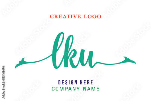 LKU lettering logo is simple, easy to understand and authoritative