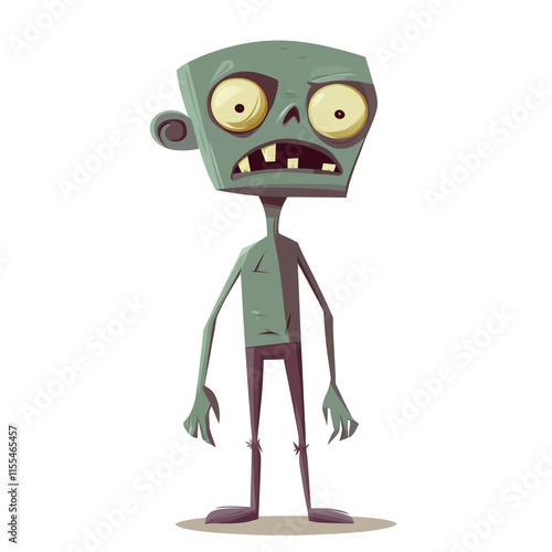 A Cartoon Zombie Character Design photo