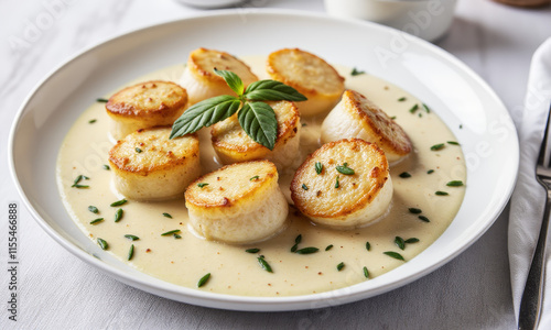 Coquilles St. Jacques (Scallops in Cream Sauce)