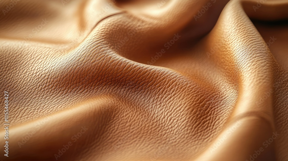 Luxurious Brown Leather Texture: A Close-Up View of Smooth, Soft, and Elegant Material Luxurious Brown Leather Texture: A Close-Up View of Smooth, Soft, and Elegant Material