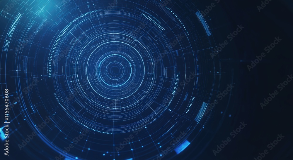 Abstract Blue Background with Glowing Polygon Grid and Data Transmission Concept. Vector Illustration of Big Data with AI Digitalism and Organic Nature Blend Abstract Blue Background with Glowing Polygon Grid and Data Transmission Concept. Vector Illustration of Big Data with AI Digitalism and Organic Nature Blend