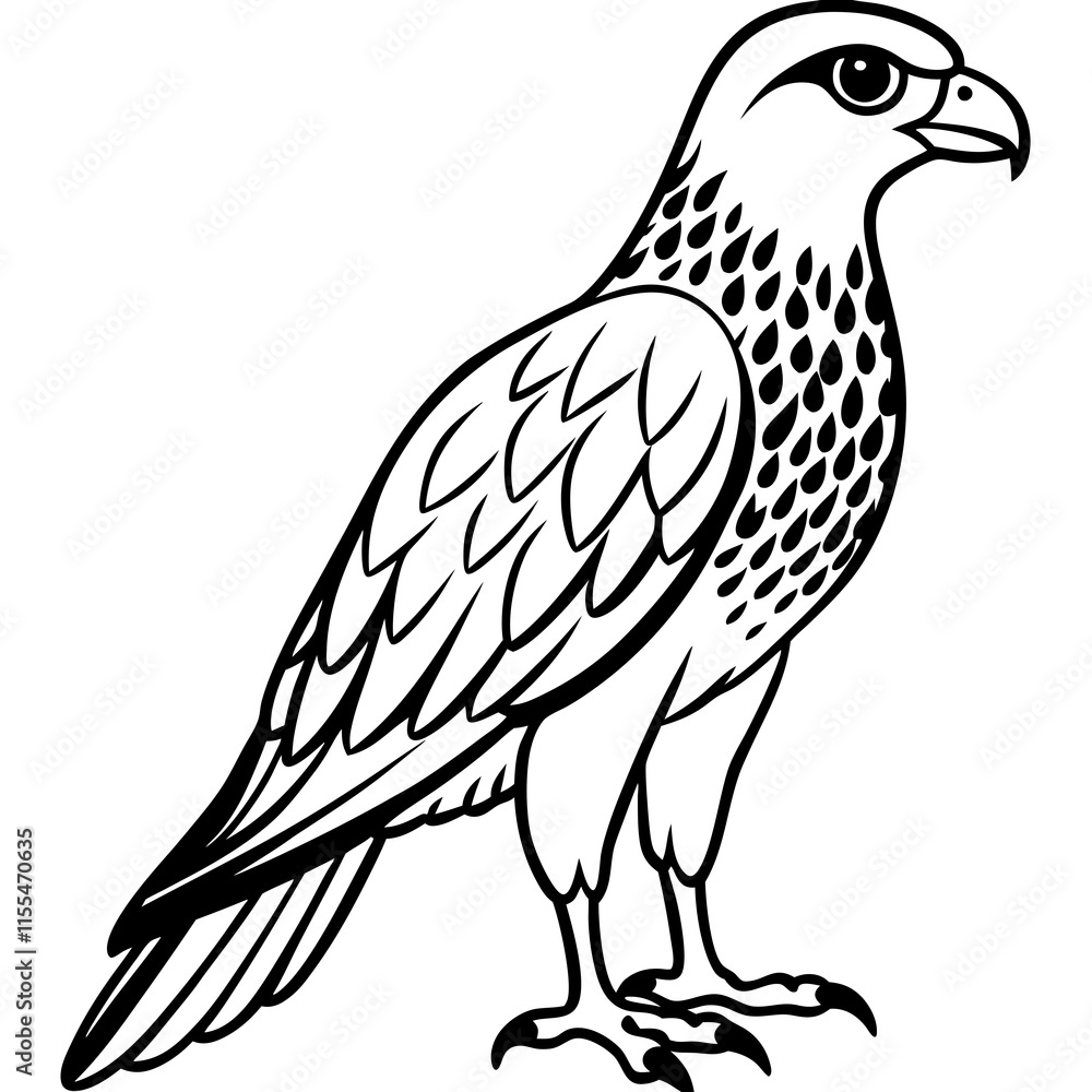 Fototapeta premium eagle on a white background