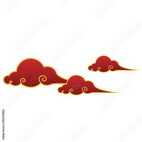 chinese clouds illustration