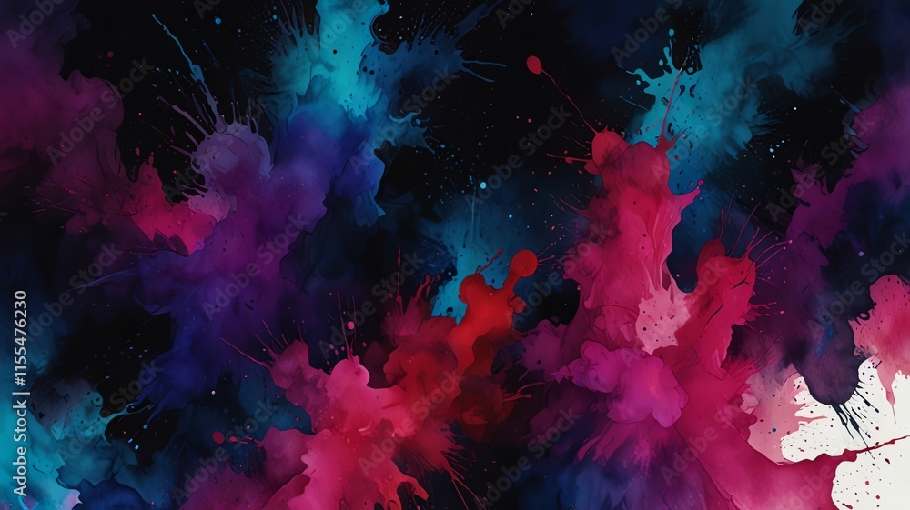 abstract colorful background with splashes abstract colorful background with splashes