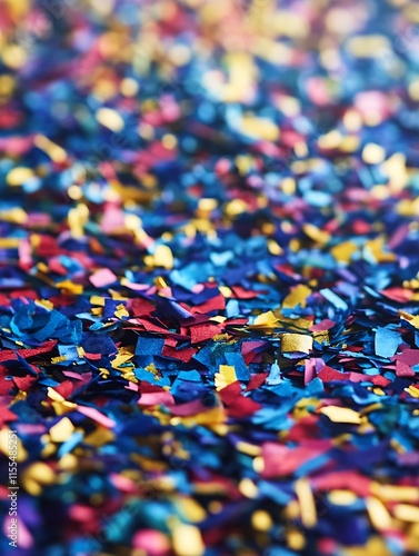 Colorful Confetti Background Creating a Festive and Celebratory Atmosphere : Generative AI photo