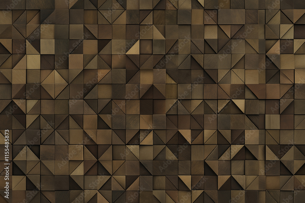 Obraz premium A subtle geometric triangle pattern in muted earth tones