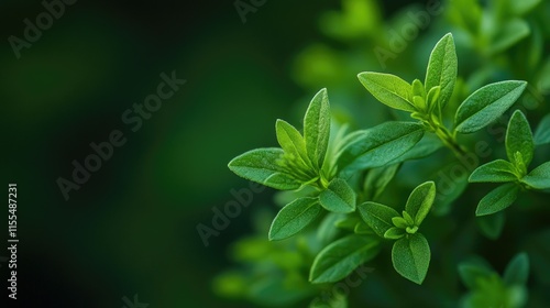 Wallpaper Mural Vibrant Green Leaves: A Close-Up of Nature's Beauty Torontodigital.ca
